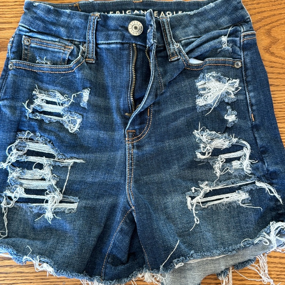 American eagle denim shorts